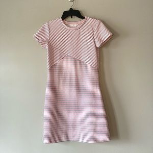 MNG Casual Dress Red White Blue Stripe S Sporty Summer.
